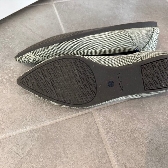 Rothy's green snakeskin flats - size 8.5 - Picture 3 of 5